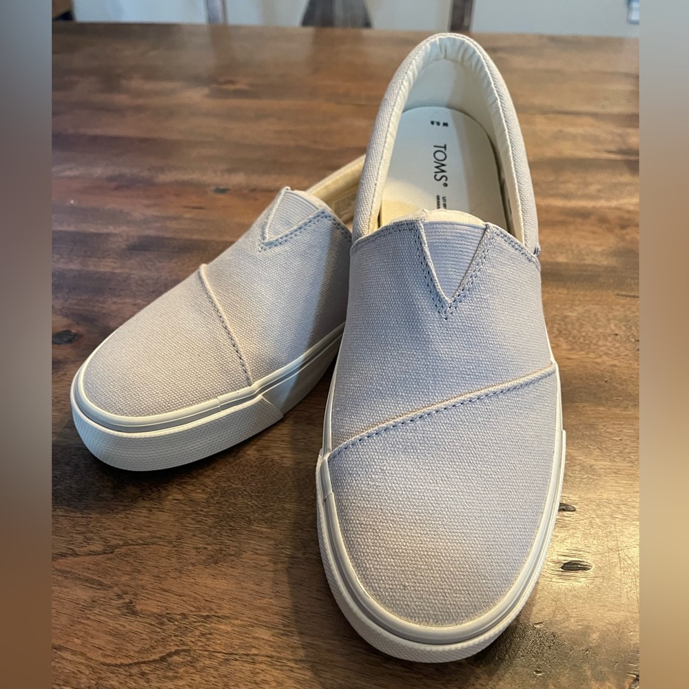 Toms Alpargata Fenix Women size 9.5 Lunar Grey
